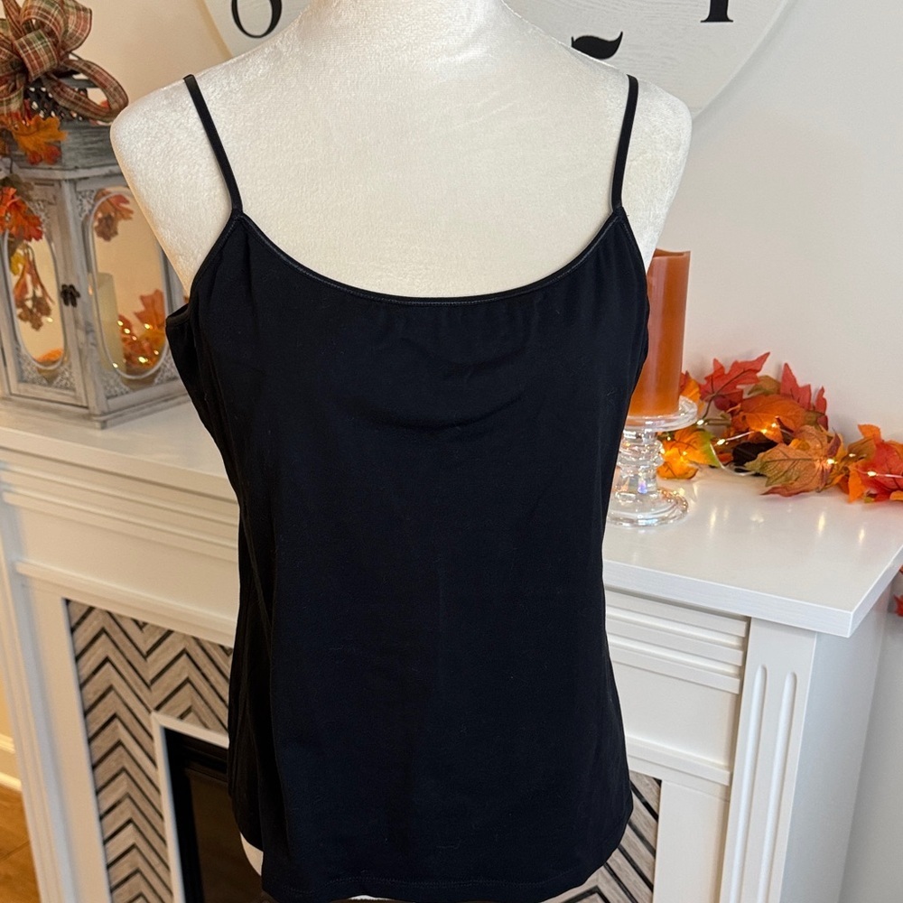 New Directions Classic Black Camisole NWOT
